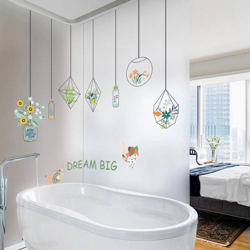 Новые Модные прозрачные наклейки на окна для балкона подоконника спальни ванной