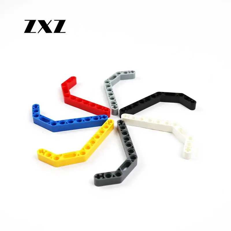 

100pcs/lot Technical Parts 32009 Beam 1 x 11.5 Double Bent Thick Bulk MOC Technical Excavator Accessories for Kids DIY Toys