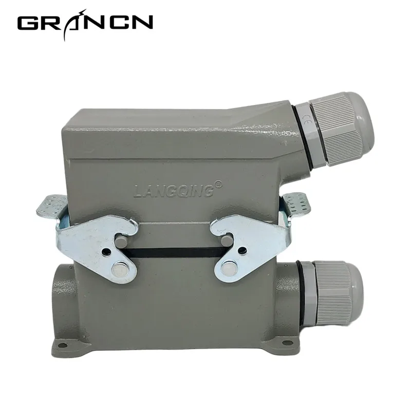 Grancn со сверхмощными разъемами HDC HE 024 1 M/F 24pin 16a500v водонепроницаемые тяжелых промышленных прямоугольный