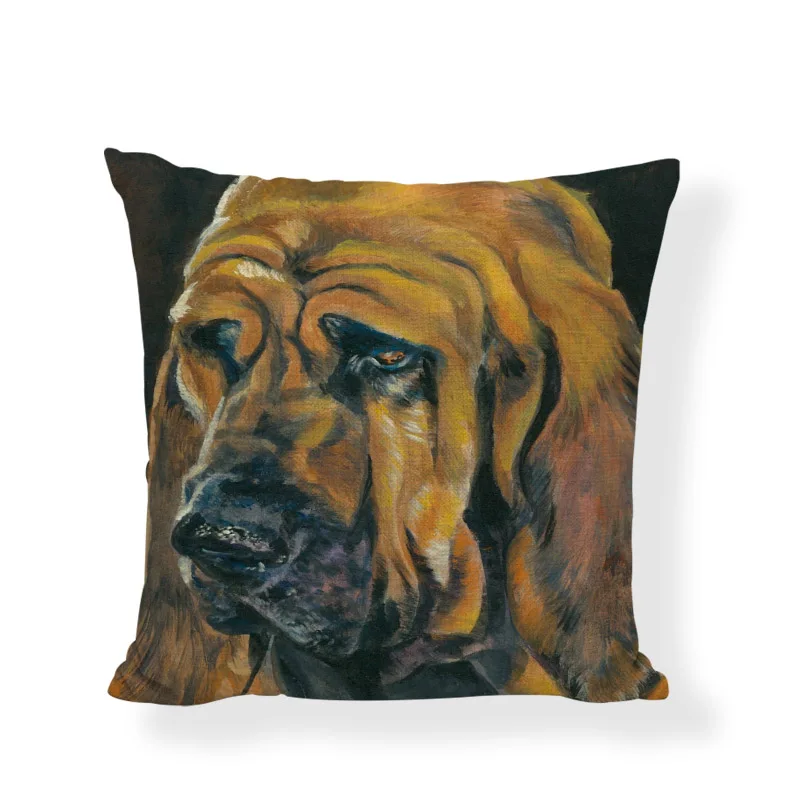 Акция наволочка 45x45 см рисунок бульдога мопса милая собака Бабочка для дома