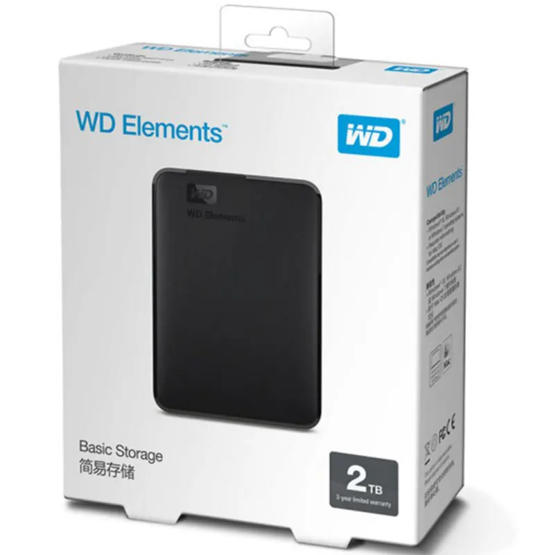 Western Digital 2 5 &quotПортативный 500 Гб ТБ 3 4 HDD внешний жесткий диск 1 HD Жесткий USB3.0 WD