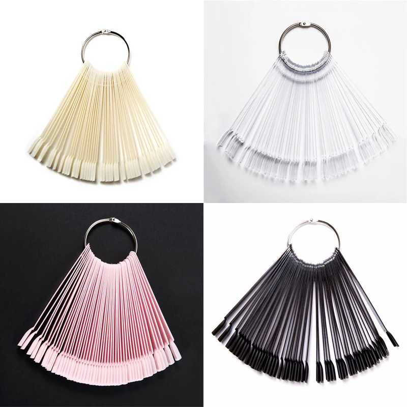 Накладные ногти ROSALIND 50 шт. цветные карты съемные искусственные наклейки для