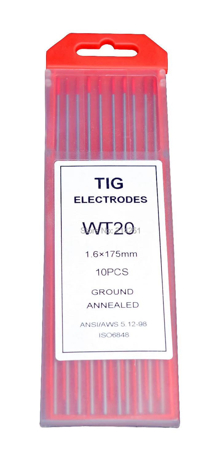 Сварочный электрод TIG ориентированный вольфрамовый Electrode-wt20 1 6*175 мм | Инструменты