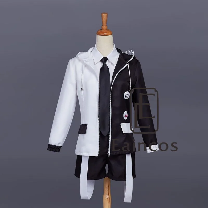 Women Аниме Danganronpa Monokuma костюм косплей Униформа вечерние костюмы на Хэллоуин унисекс полный набор индивидуальный заказ - Цвет: Women