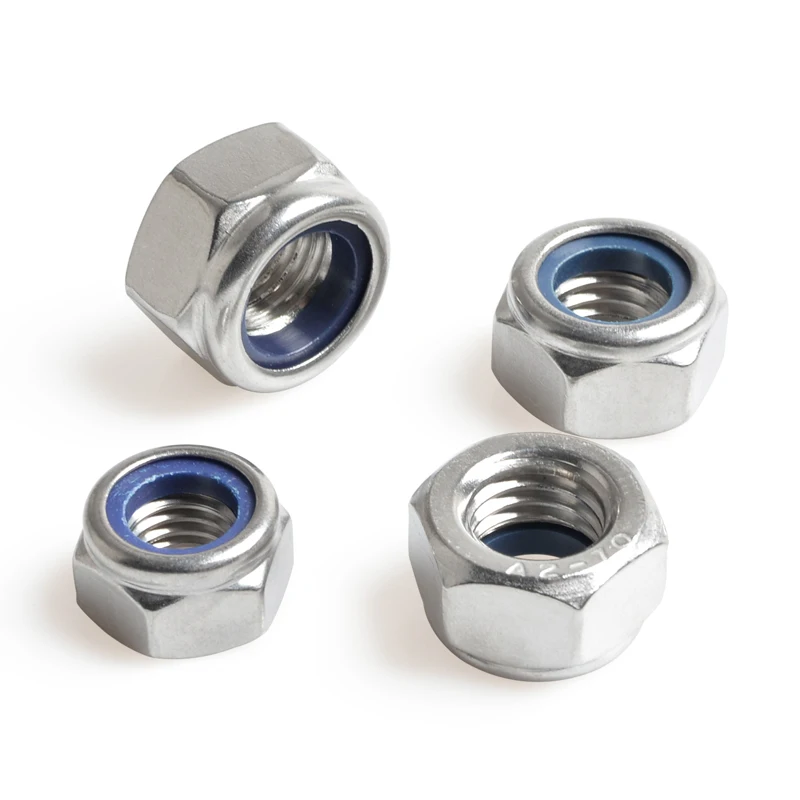 

Nylon Lock Nuts Metric Hexagon Threaded Nut 304 Stainless Steel M2 M2.5 M3 M4 M5 M6 M8 M10 M12 M14 M16 M18 M20 M24