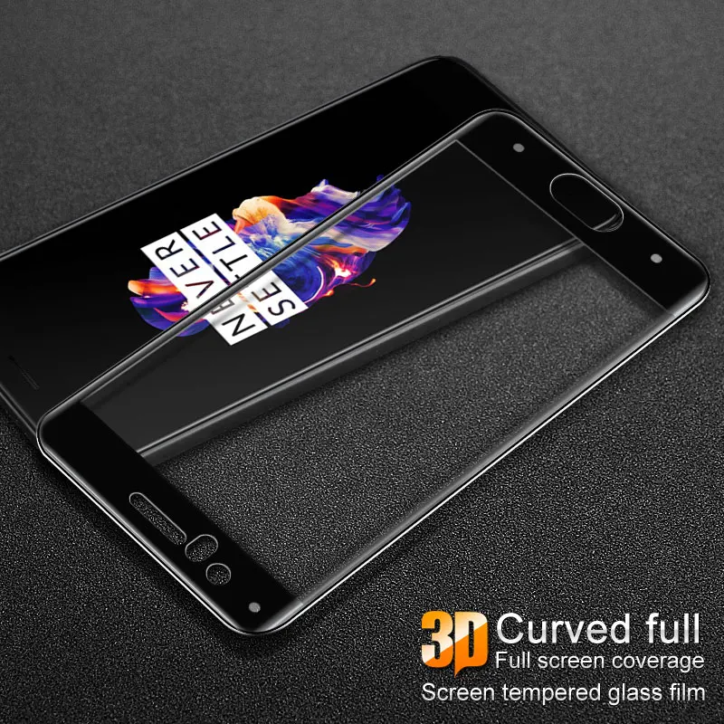 Оригинальный Oneplus 5 закаленное стекло GXE 3D изогнутый экран протектор полное