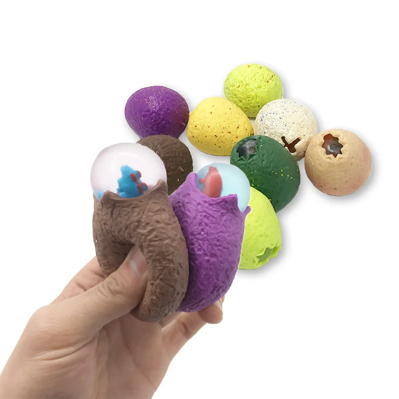 Новинка Squeeze динозавр Vent Egg TPR мягкий резиновый Ball антистресс шалость игрушки