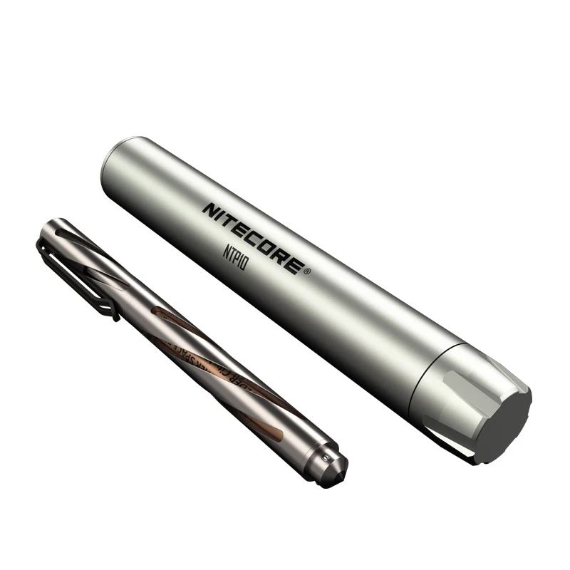 Murah NITECORE NTP10 Titanium Pena Taktis Hollow Mendambakan Tubuh Dengan Tungsten Meruncing Strikeing Titik Pertahanan Diri Alat