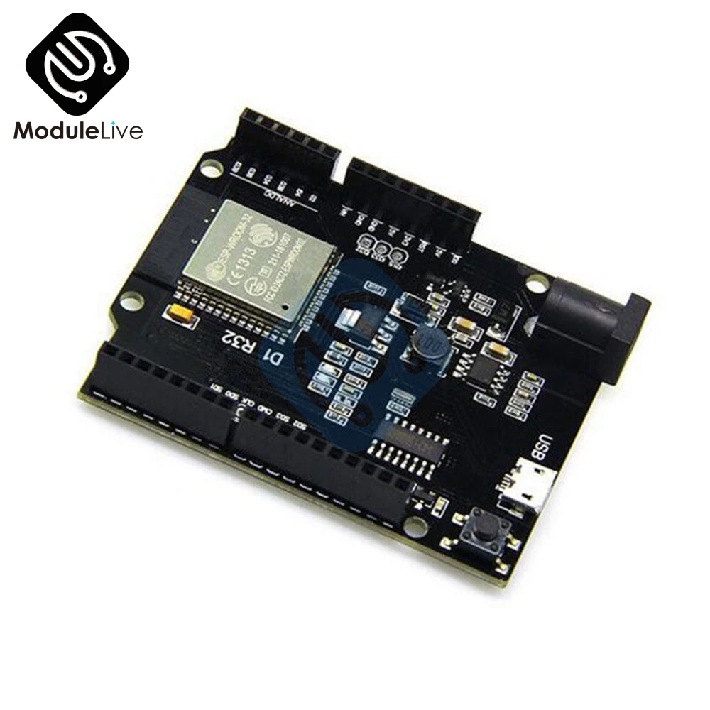 Макетная плата Wemos D1 MINI ESP32 WiFi + Bluetooth 1 шт. 4 Мб Flash UNO R32 для Arduino|wemos d1|wemos d1 miniboard board |