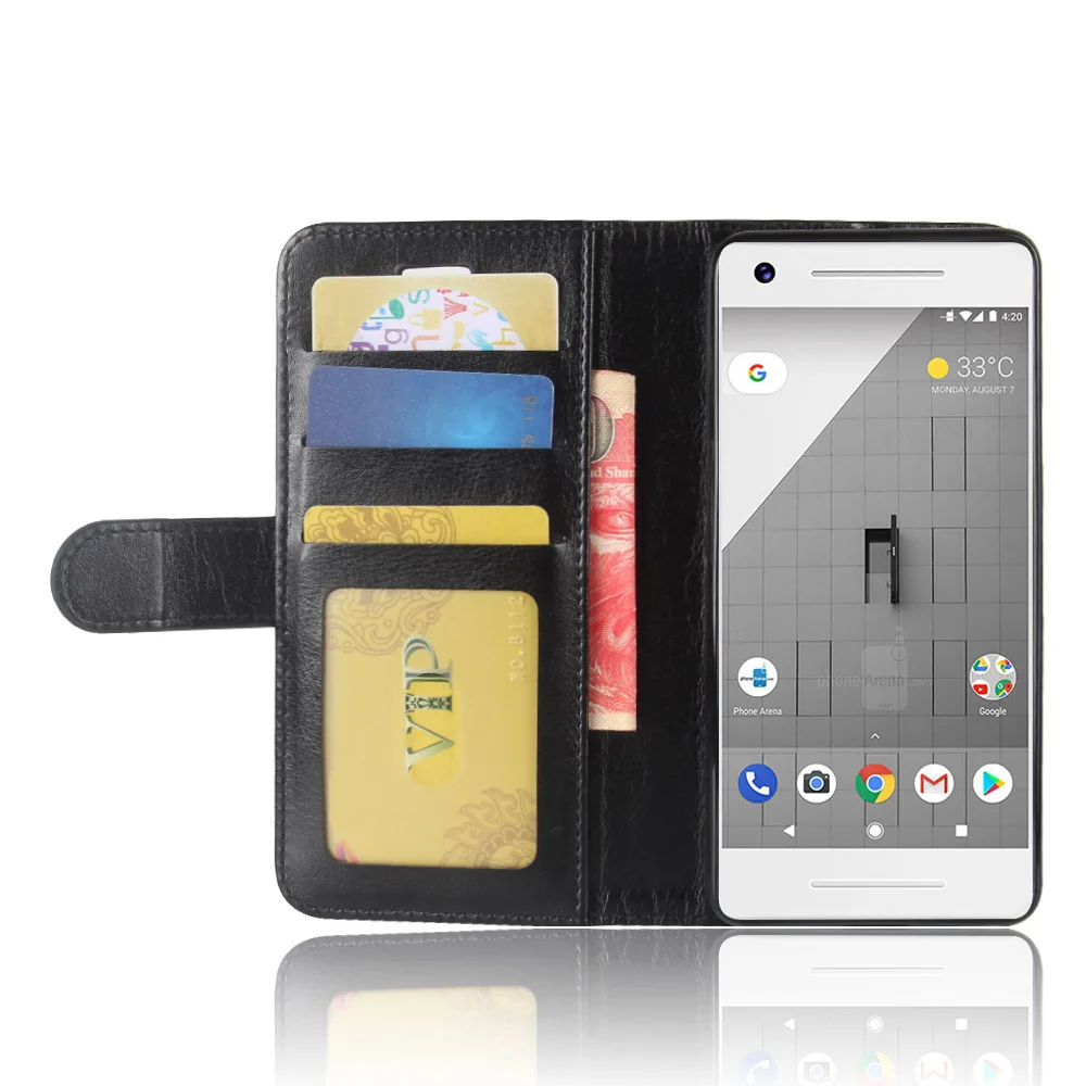Бумажник чехол для Google Pixel 2 Мода рисунком печати телефон Fundas кожи искусственная