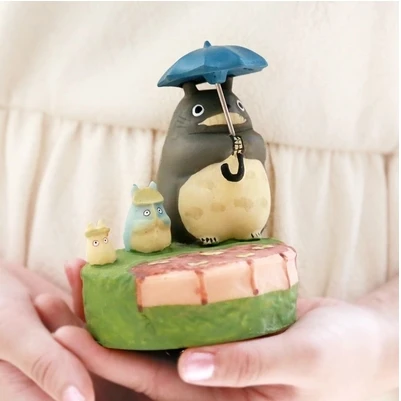 Hayao miyazaki Тоторо зонты с изображением мультфильмов Студии Ghibli вращающаяся