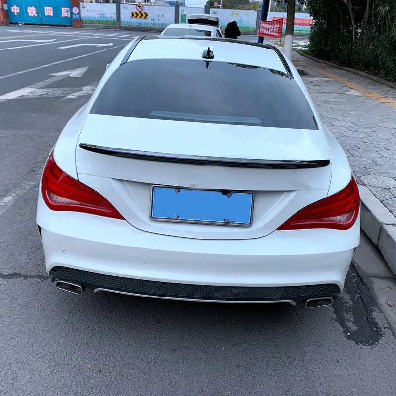 Высококачественный спойлер из АБС пластика для Mercedes Benz CLA 2016 2017 2018 2019|Спойлеры и