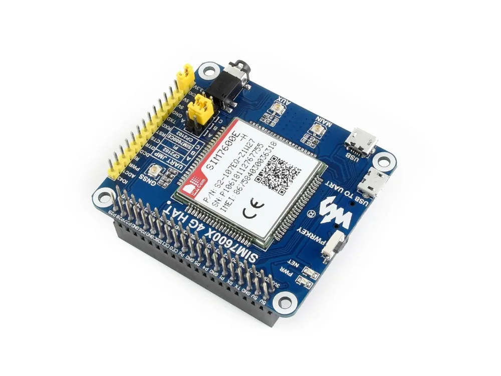 4G/3G/2G/GSM/GPRS/GNSS HAT для Raspberry Pi Zero/Zero W/Zero WH/2B/3B/3B + на основе фотографий поддержка набора