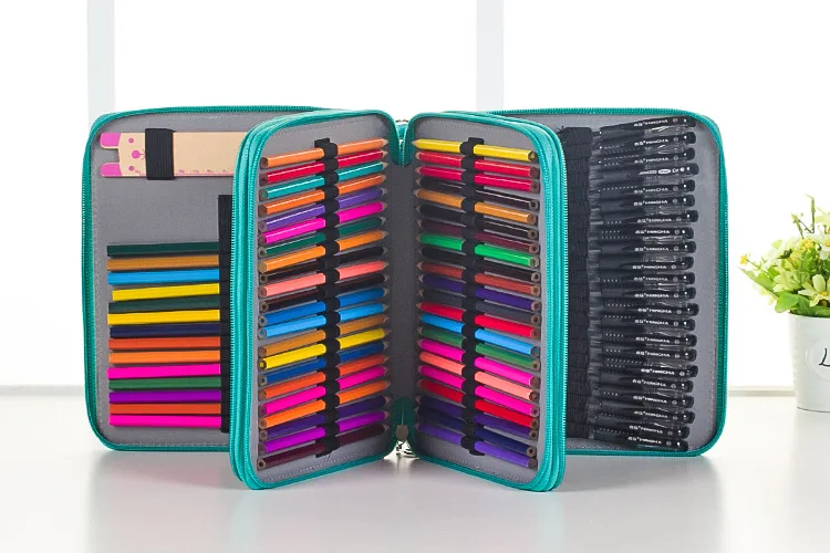 120 отверстий большая емкость профессиональная оксфордская Холщовая Сумка пенал