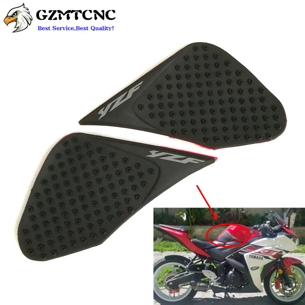 Противоскользящая наклейка на бак для Yamaha YZF-R3 YZF R3 2013-2017 2015 YZFR3 противоскользящая