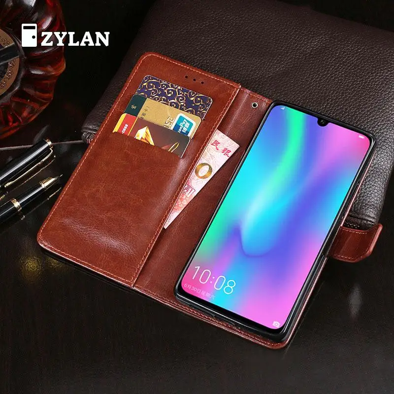 Чехол для zylan Huawei Honor 10 Lite чехол кожаный кошелек с откидной крышкой и