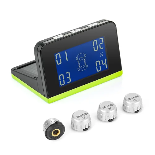 External Sensors Солнечная мощность USB TPMS автомобильная система контроля давления в шинах 4 внешних внутренних датчика автоматическая система охранной сигнализации s давление в шинах - Тип: External Sensors