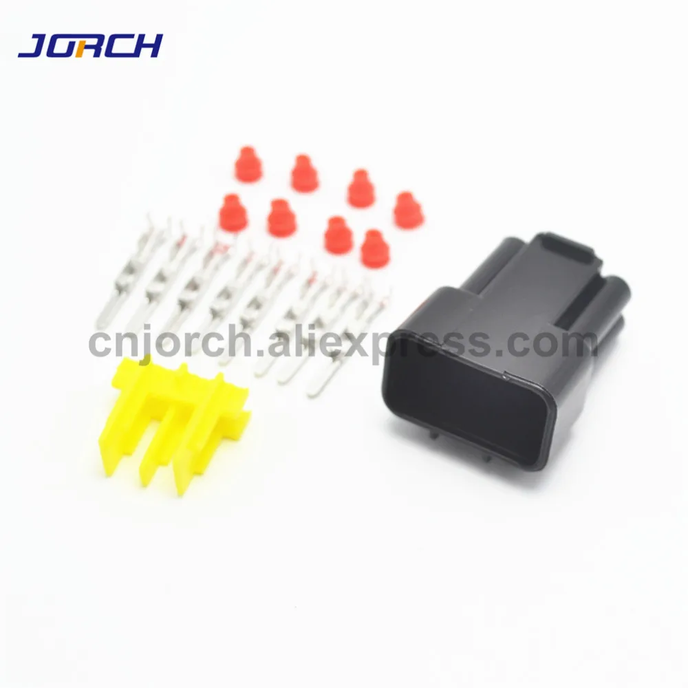 Штекерный разъем 2,3 мм, 8 контактов, водонепроницаемый, 5 комплектов, FW-C-8M-B