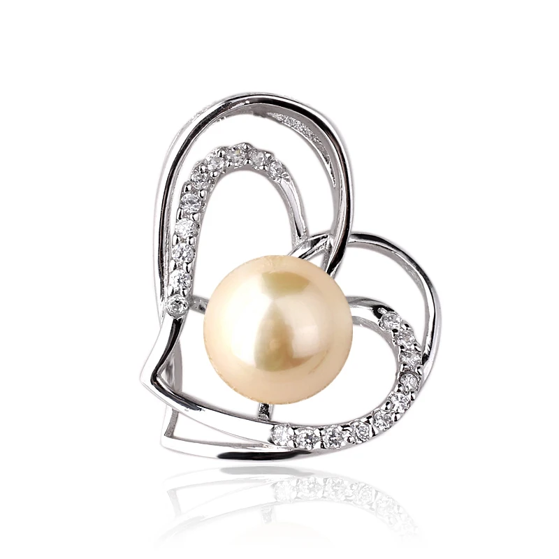 Уникальное женское ожерелье из настоящего серебра 925 пробы с кулоном в виде