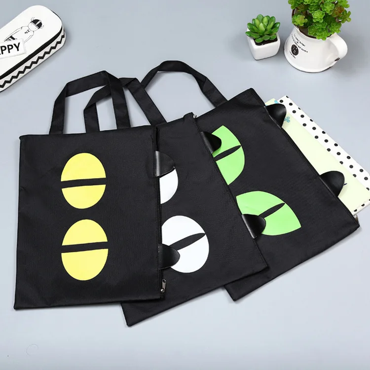 Сумка для документов Cute Cat A4 тканевая папка принадлежности 32*24 см школьные