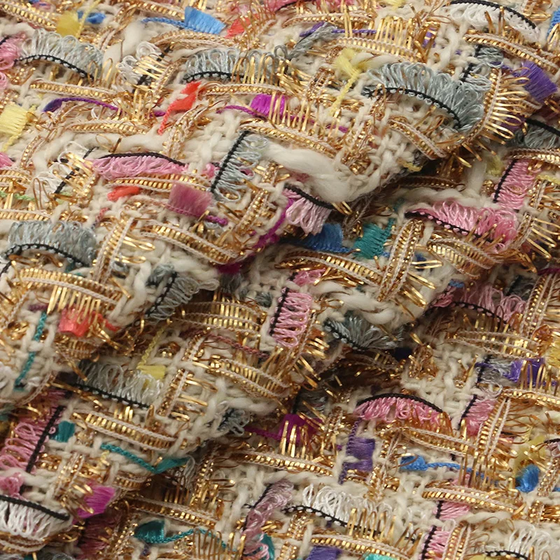 Бесплатная доставка шерстяная твидовая ткань теплый цвет мягкая на ощупь тканая