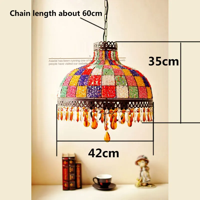 Кулон в средиземноморском стиле светильник s богемная Подвесная лампа комплекте