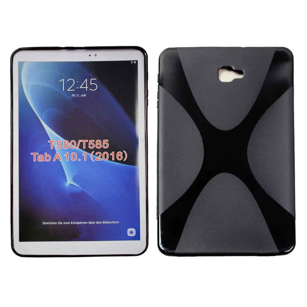 Tab A A6 10 1 &quotSM T580 T585 Мягкий ТПУ силиконовый чехол для планшета Samsung Galaxy 2016 SM T587