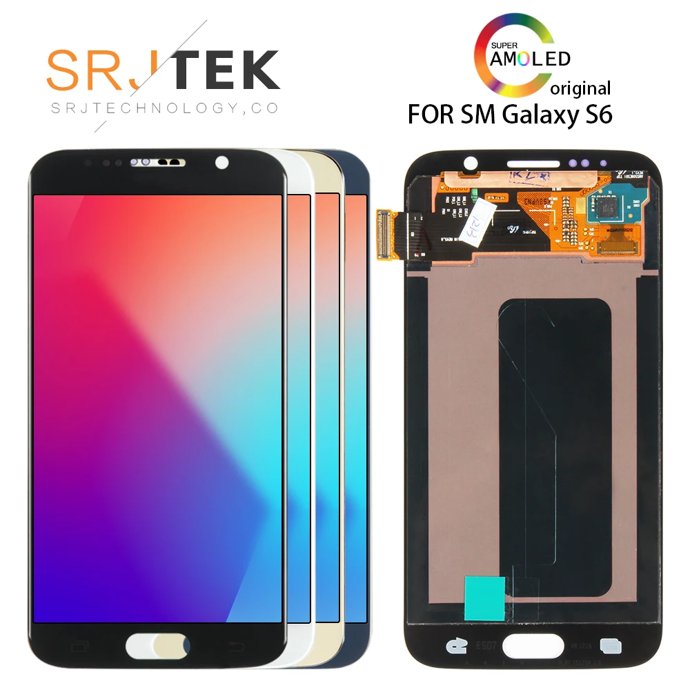 5 1 ''ЖК дисплей для SAMSUNG GALAXY S6 сенсорный экран дигитайзер G920 G920F SM в сборе ЖК