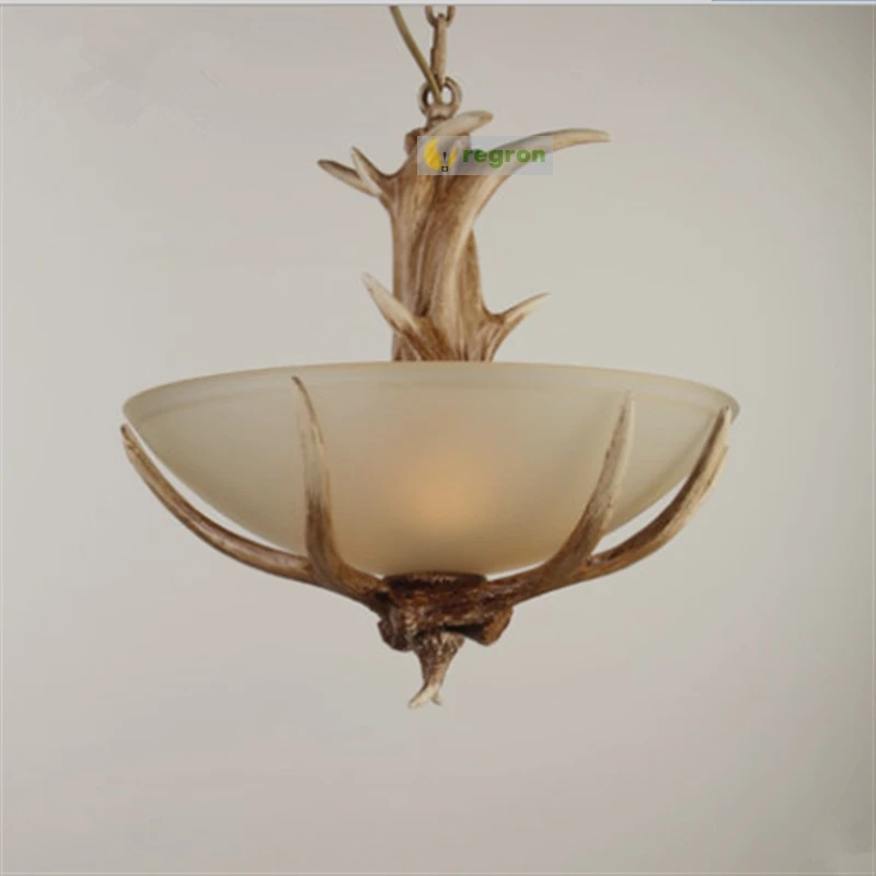 деревенский бар Ресторан Led стеклянные подвесные светильники Ретро подвеска