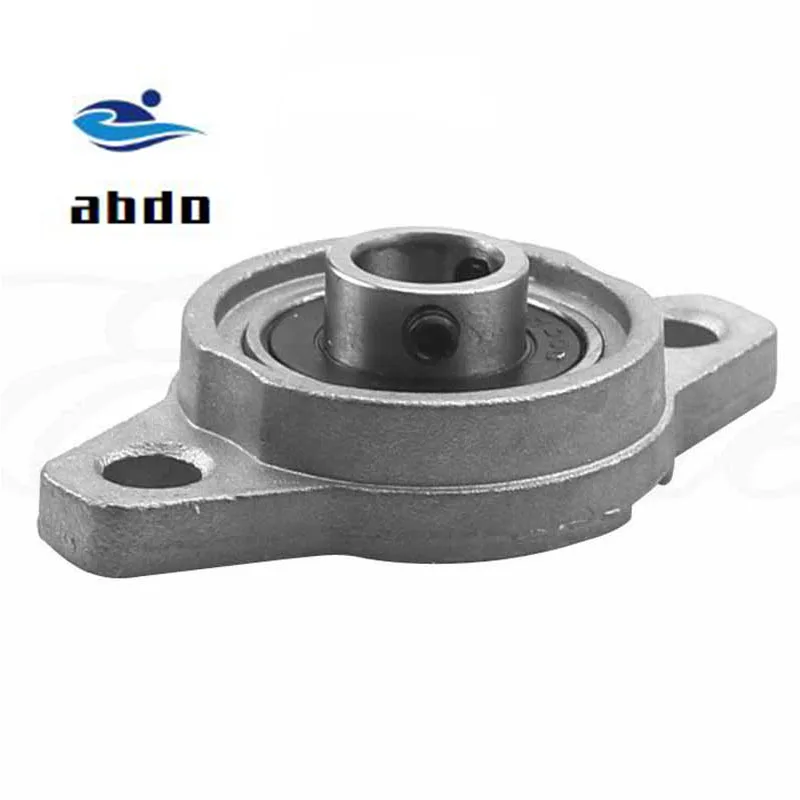 

10PCS High-quality KFL002 15mm KF002 KL002 diameter zinc alloy bearing housings flange bearing housings with pillow block