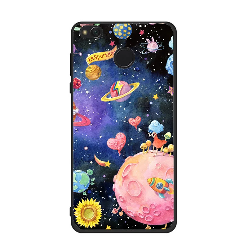 SICOOTE для Xiaomi Redmi 4x каркаса мягкие любящие силиконовые Мультяшные полные Чехлы 4A 5A