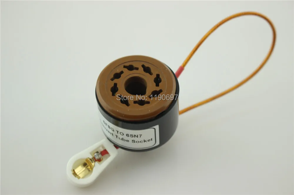 1 шт. 6F8G (сверху) до 6SN7 (снизу) трубка 8Pin DIY звуковая вакуумная адаптер розетка