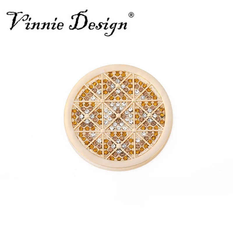 Vinnie дизайнерские ювелирные изделия 33 мм Клио серебряный цвет тонированная