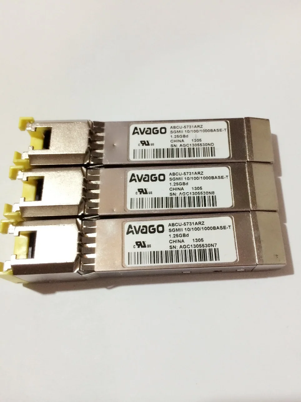 

AVAGO ABCU-5731ARZ SGMII 10/100/1000BASE-T 1.25GBd