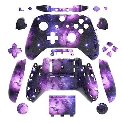 Кнопка для передачи данных в виде лягушки для Xbox One, тонкий чехол, аксессуары, сменный комплект, полный комплект, чехол для Xbox One S, контроллер - Цвет: The galaxy
