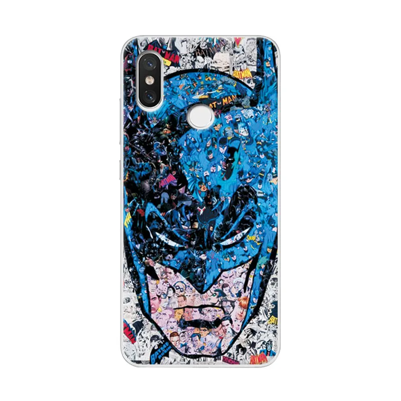 Очаровательный чехол для телефона Marvel Hero Captain America Xiaomi Redmi Note 5 Pro Железный человек