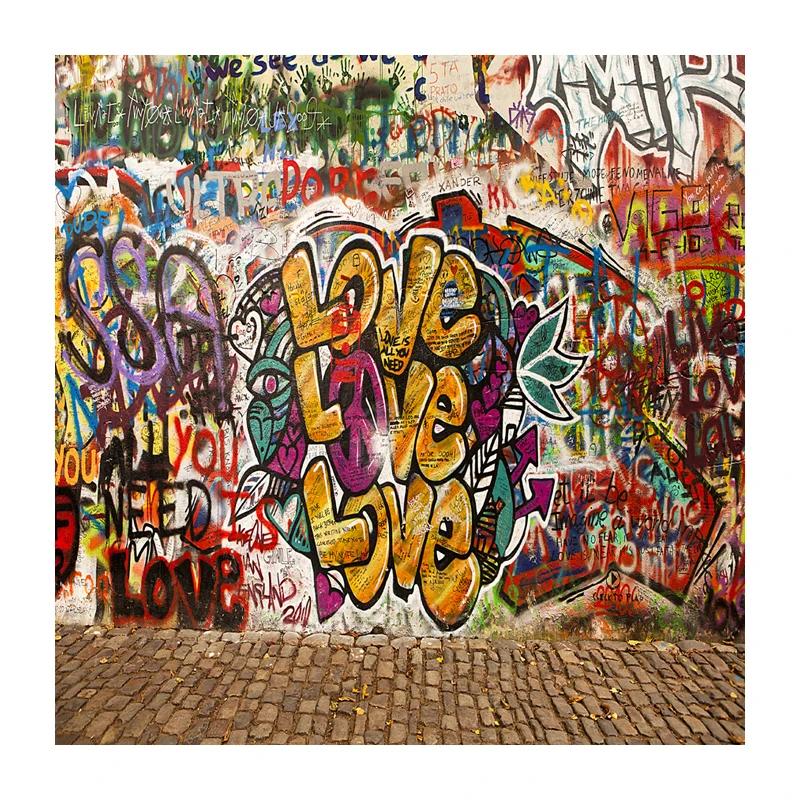 

F-2142 Graffiti Baby Newborn Child Fotografia Photo Background Vinyl