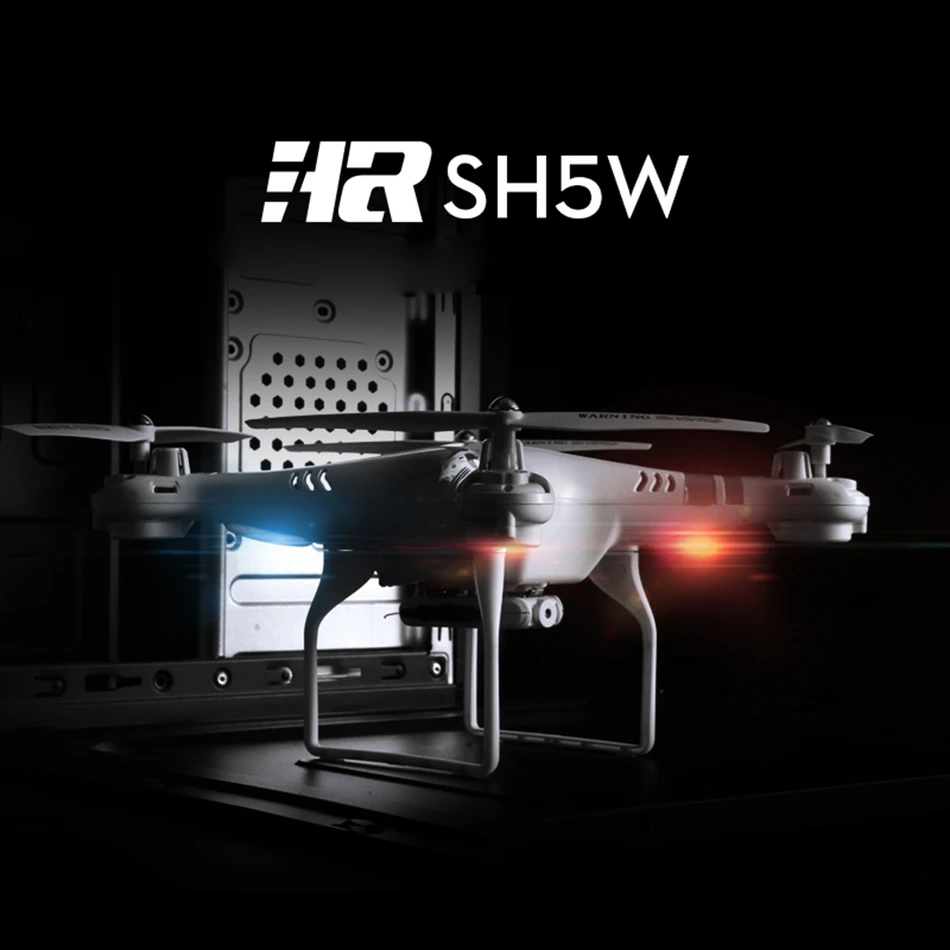 SH5W Радиоуправляемый Дрон 2 4 МП камера WiFi FPV 120G 4CH 6 осевой гироскоп квадрокоптер RTF