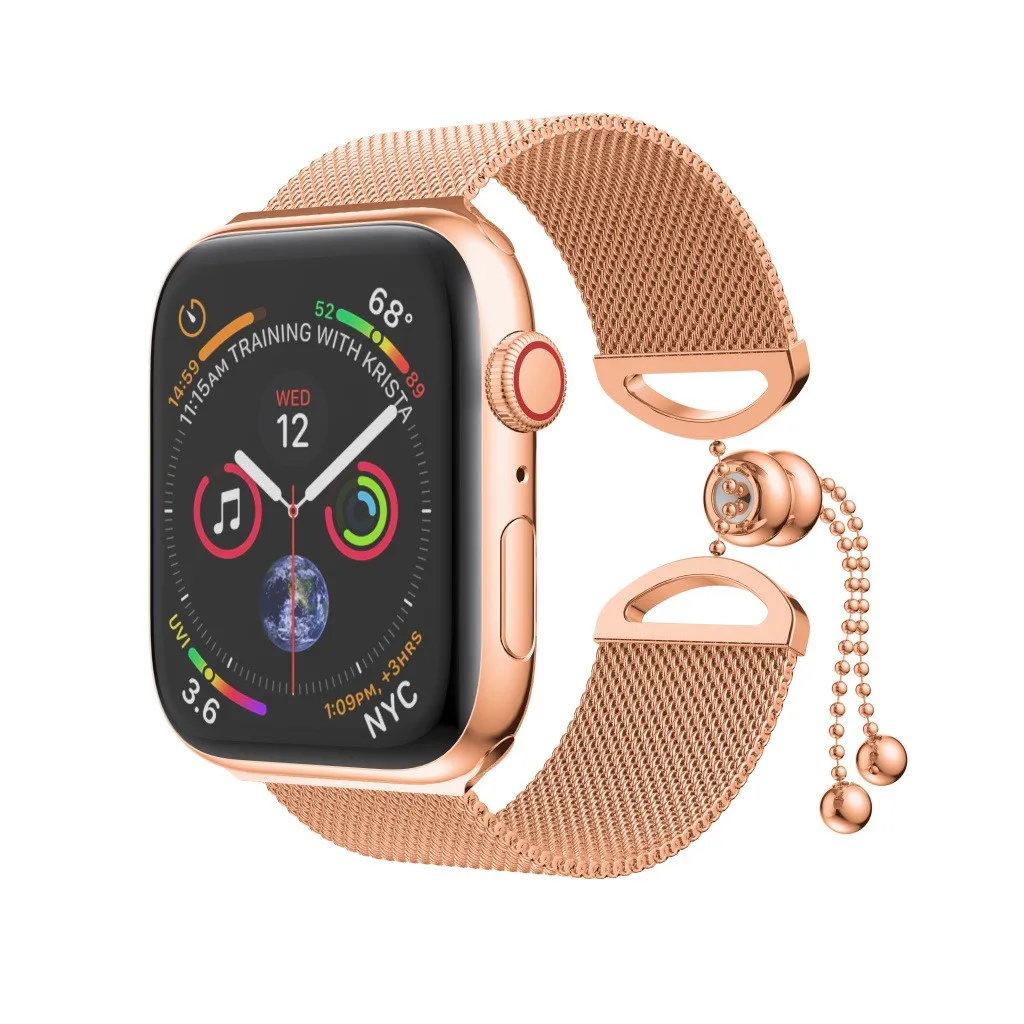 Высокое качество Мода Миланского нержавеющая сталь браслет ремешок для Apple Watch