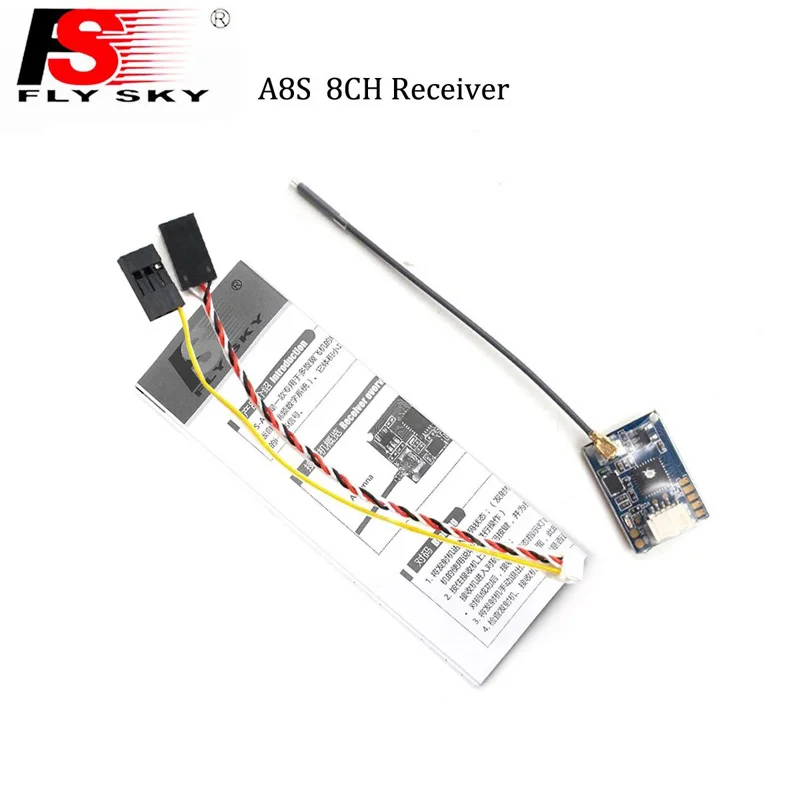 Flysky A8S 8 Channel Receiver 2.4Ghz PPM i-BUS SBUS for Rc Quadcopter FS-I6X FS-i4 FS-i6 FS-i6S Transmitter | Игрушки и хобби