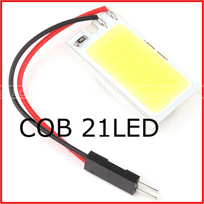 2 комплекта высокой мощности COB 21LED 12V топ светильник автомобильная лампа S8.5 + T10