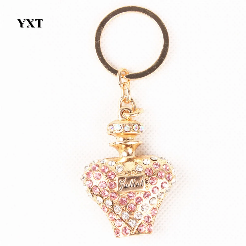10 шт. флакон духов розовый модная обувь с украшением в виде кристаллов кулон Шарм