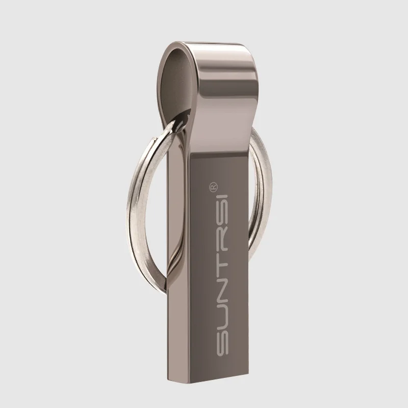 Suntrsi USB Flash Drive 64 ГБ металлические стальные накопитель Высокая скорость pendrive брелок usb флэш-накопитель памяти usb флэш