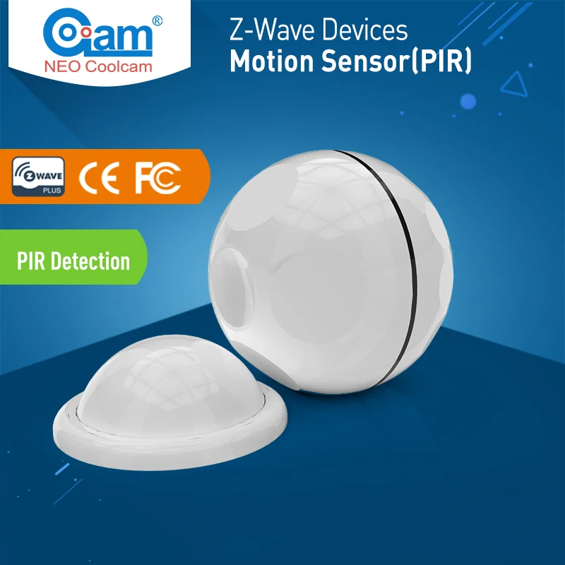 NEO COOLCAM NAS-PD02Z Z-wave Plus PIR датчик движения детектор домашней автоматизации Электропитание Z волна сигнализация система датчик движения