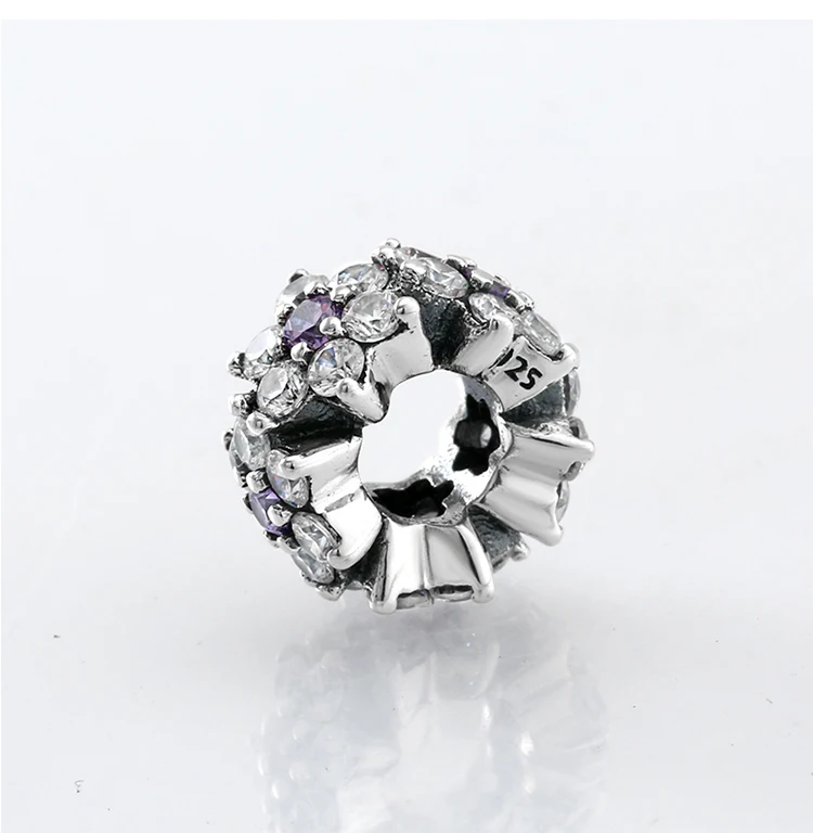Новое поступление 925 пробы серебряные бусины с надписью "Forget Me Not Spacer" подходят к оригинальному браслету Pandora для изготовления ювелирных изделий