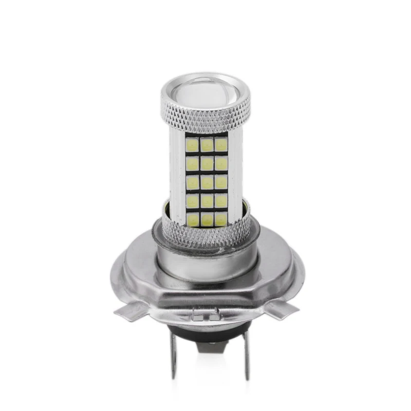 DC 12V H4 2835 63 LED 6000K автомобильный проектор противотуманная фара для вождения белая