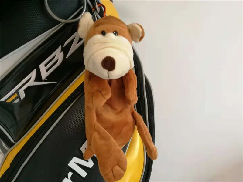 shar pei Новые маленькие сумки на молнии для мячей для гольфа, можно упаковать 5-7 штук, мячи для гольфа, тройники, маркеры для ключей, забавные мультяшные животные, сумки для гольфа, многофункциональные - Цвет: shar pei