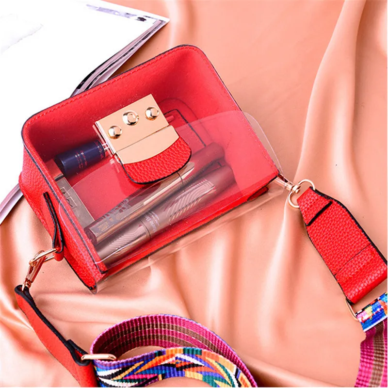 Женская сумка через плечо Magic Fish разноцветная из искусственной кожи с широкими