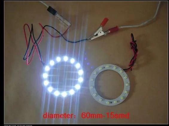 2 шт./лот 1210/3528 SMD 60 мм светодиодный светильник &quotангельские глазки&quot кольцевой
