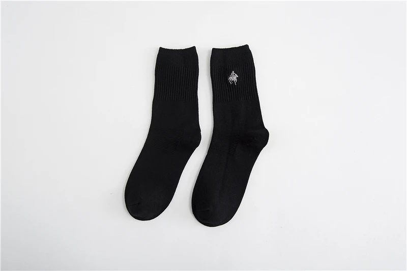 Pier Polo Calcetines Hombre Модные мужские Calcetines однотонные шелковые носки хлопковые носки дезодорант Sokken разноцветные смешные мужские носки